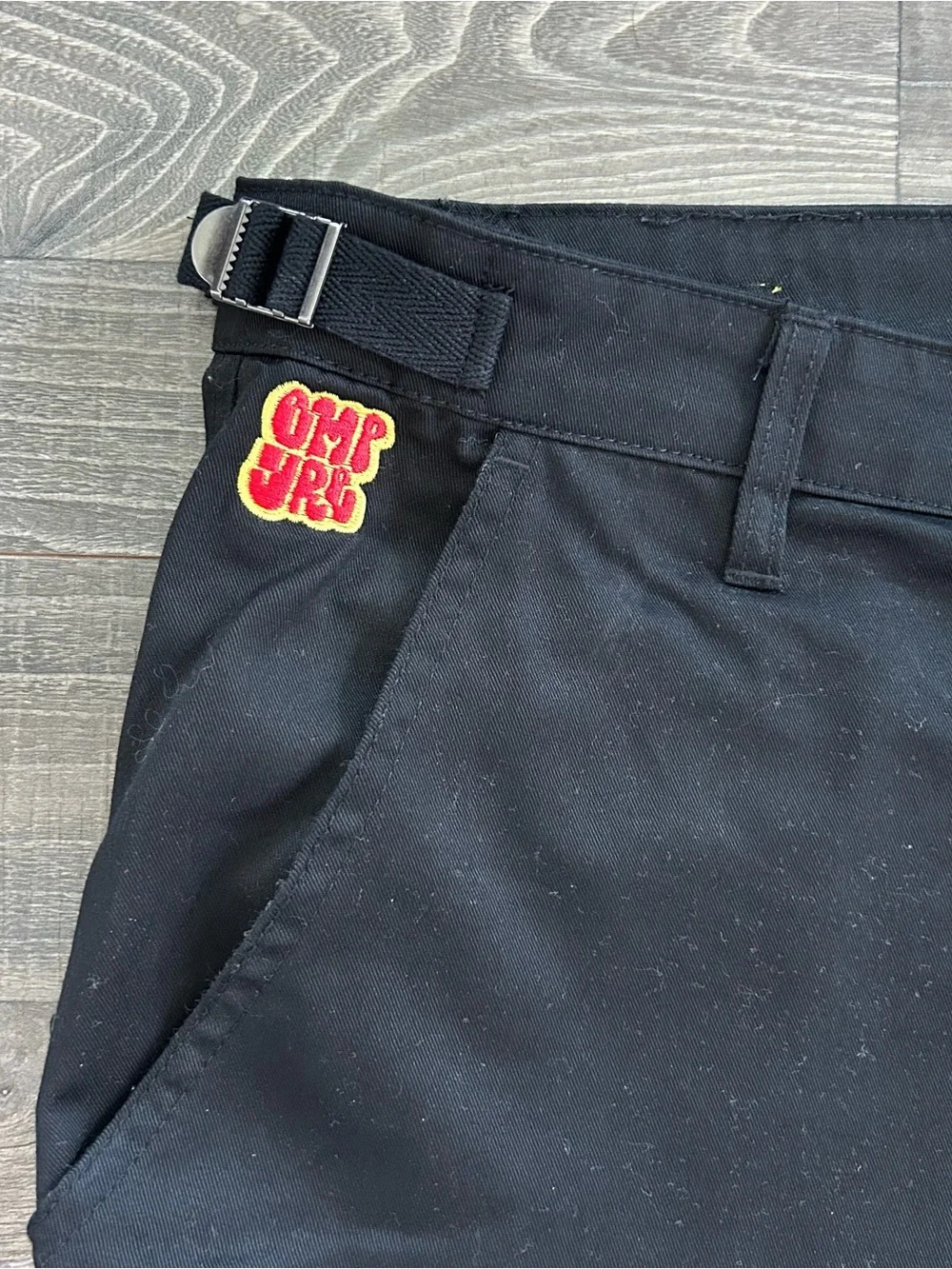 Empyre Relax Cargo Pants Men’s 38 42x31 Black Skate Chino Button Fly Y2K